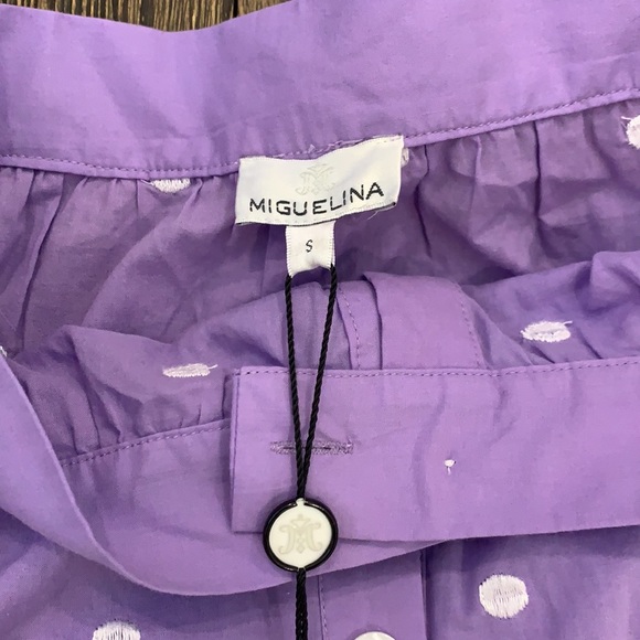 NWT Miguelina
Aiden Button-Front ALine Daisy Cotton Embroidered Maxi Skirt SMALL - Picture 6 of 6